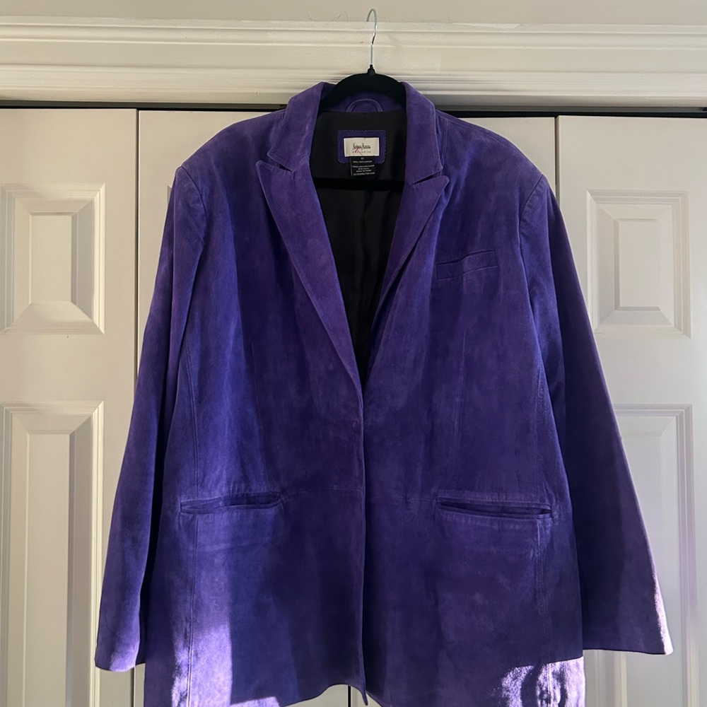Neiman Marcus Rich Purple Blazer